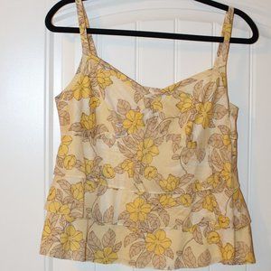 LOFT Tiered Floral Top - Sz 6